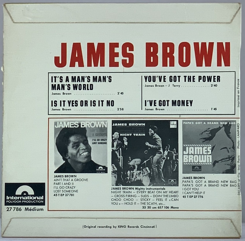 James Brown - It's a Man's Man's World +3 (Vinil 7
